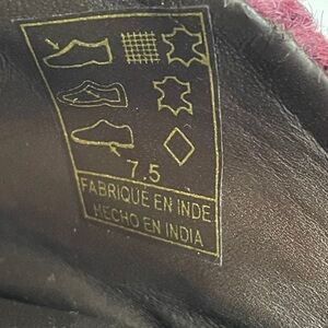 Free People Burgundy Mules